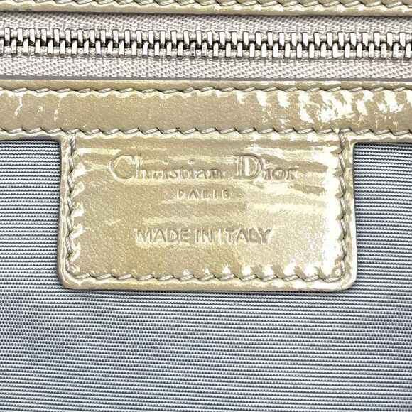 CHRISTIAN DIOR Cream Leather Shoulder Bag - Picture 10 of 12